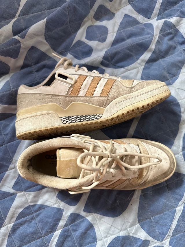 Adidas Forum Beige/Blanco Talla 42