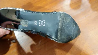 Botines de fiesta mujer negros y grises