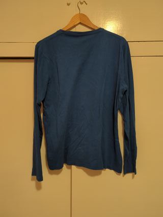 Camiseta azul manga larga MOV