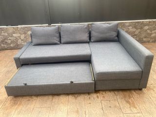 Sofá Cama Chaiselongue Gris Ikea