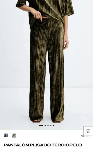 Conjunto Mango Verde Talla S Nuevo
