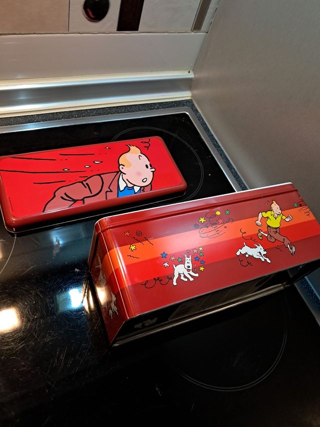 Caja metálica Tintín