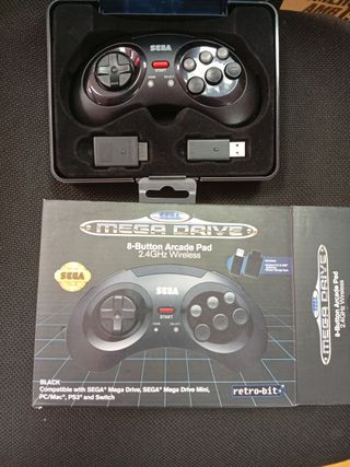 Mando SEGA Mega Drive 8 Botones Retro-Bit
