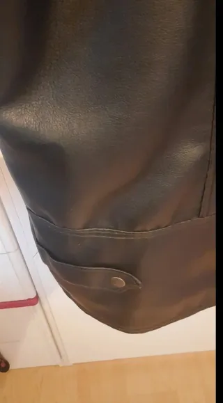 Giaccone uomo nero con pelo interno taglia  XL