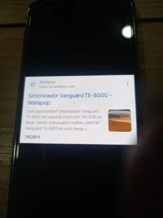 Receptor de radio Vanguard CUARZO