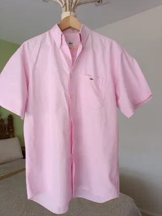 Camisa Lacoste Rosa Talla M