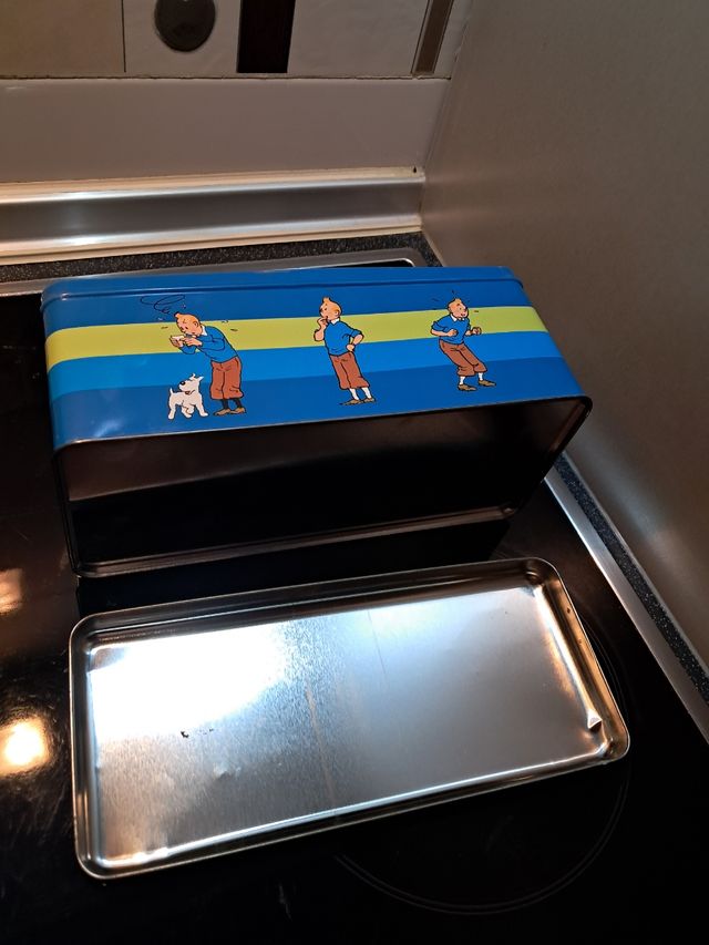 Caja metálica Tintín