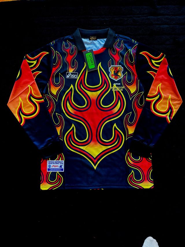 Japón x Asics WC 1998 GK –“Flames of Glory” size L