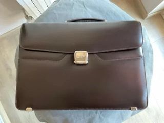 Borsa uomo pelle marrone Samsonite