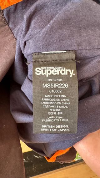 Chaqueta Superdry Azul Talla XL