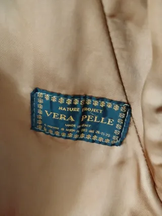 Cappotto in vera pelle con pelliccia