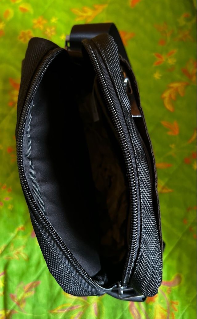 Borsa a tracolla Samsonite marrone e nera