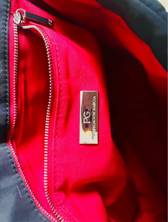 Bolso Purificación García negro acolchado