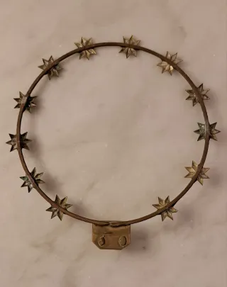 Corona para Virgen Grande 12 Estrellas Doradas