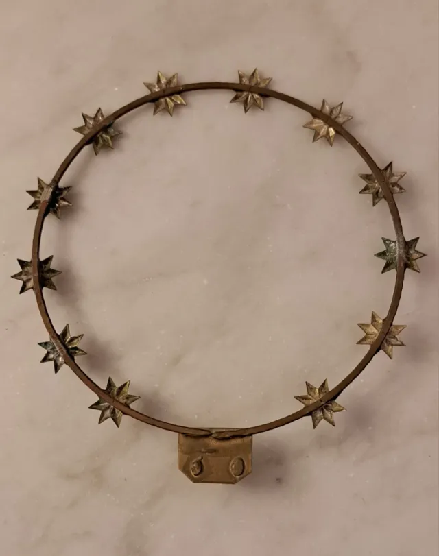 Corona para Virgen Grande 12 Estrellas Doradas