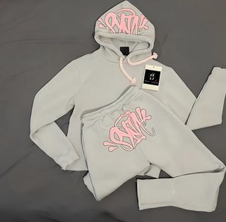 Conjunto Syna World Gris y Rosa