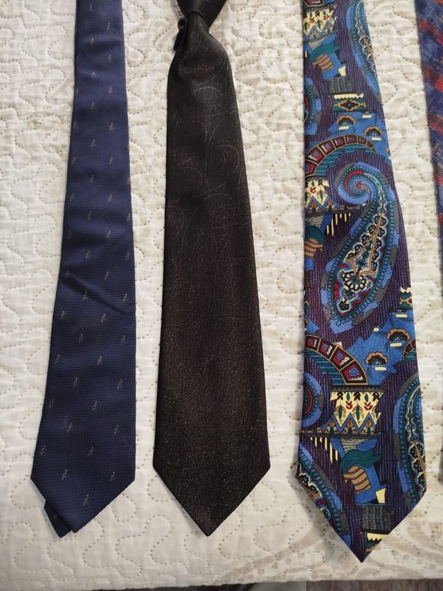 Lote 9 Corbatas Hombre Usadas 1 Vez 5€/unidad