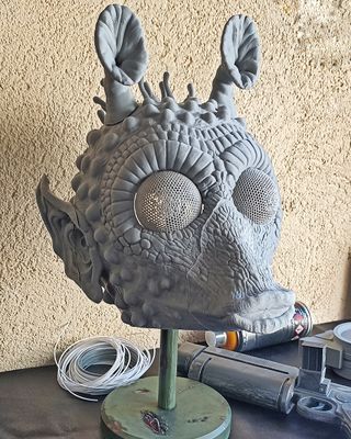 Máscara Greedo Star Wars Kit Monta y Pinta 1:1