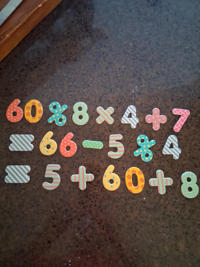 Imanes de números y operaciones