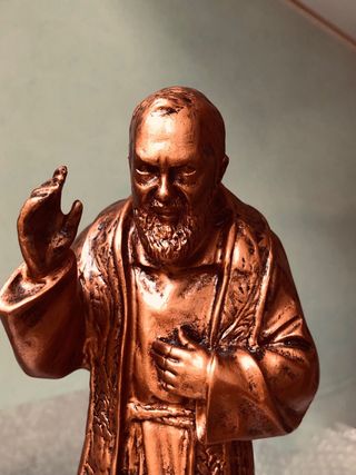 Statua Padre Pio Bronzo Nuova