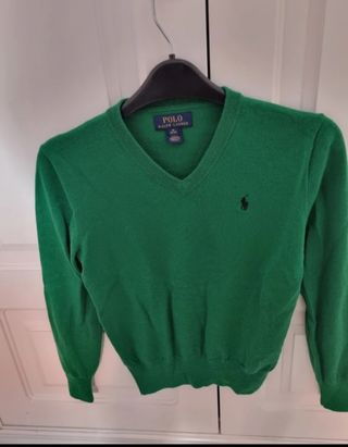 Jersey Polo Ralph Lauren verde niño Talla M