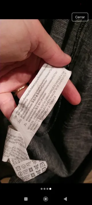 Abrigo ligero punto Pull and Bear S