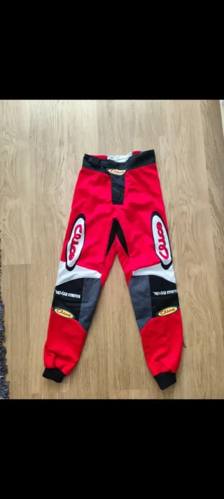 Pantalón Motocross Rojo y Negro