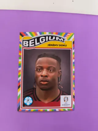 Cromo Topps Living Eurocopa 2024 Jérémy Doku