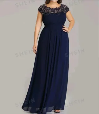 Vestido de fiesta azul