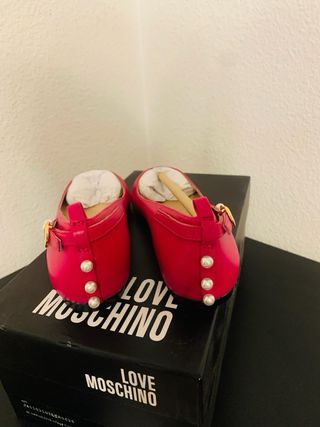 Bailarinas Moschino Piel Rosa