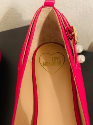 Bailarinas Moschino Piel Rosa