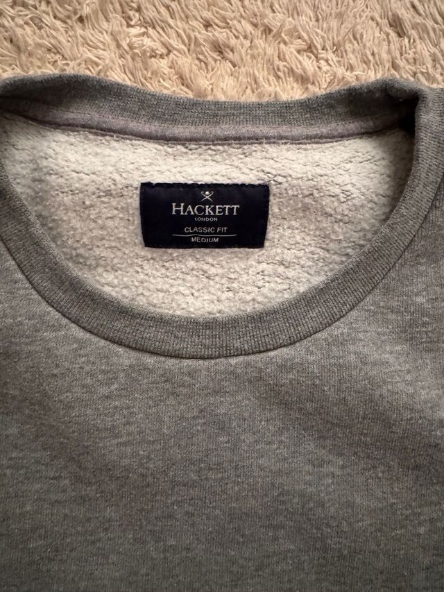 Sudadera Hackett Gris Logo
