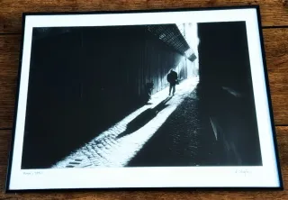 Foto artística firmada B/N