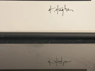 Foto artística firmada B/N