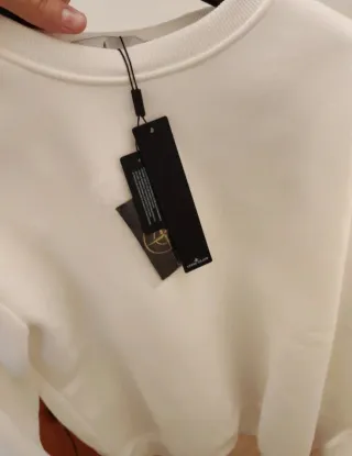 Felpa Stone Island bianca