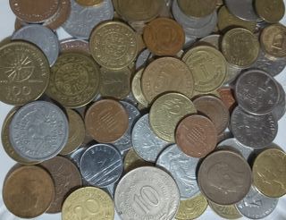 Lotto 150+ Monete Internazionali Ottime Condizioni