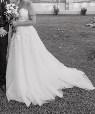 Vestido de Novia Blanco Encaje