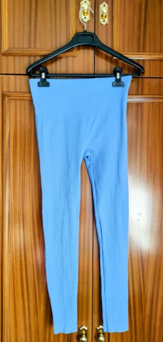 Mallas Stradivarius Azul Claro Talla L