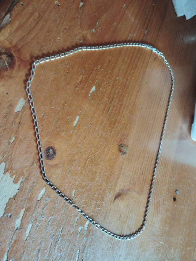 Collar cadena plata