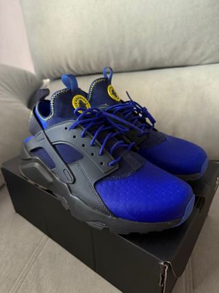 Tenis Nike Huarache Azul y Negro