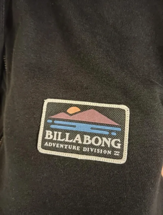 Sudadera Billabong cremallera negra