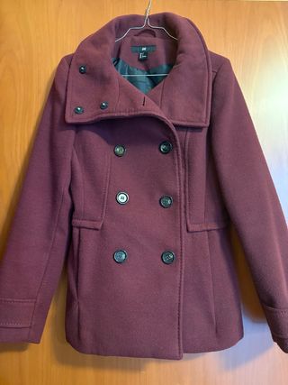 Cappottino H&M color Borgogna 