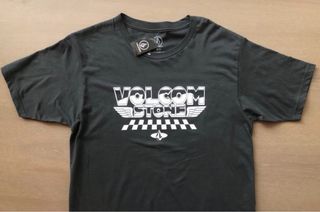 Camiseta Volcom Stone Logo Gris Talla Medium