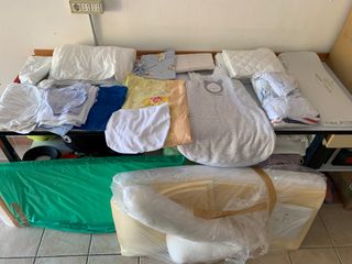 Lettino neonato con 2 materassi