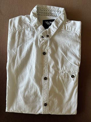 Camisa blanca algodón Cedar Wood State talla L 