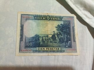 Billete 100 pesetas Banco de España 1928