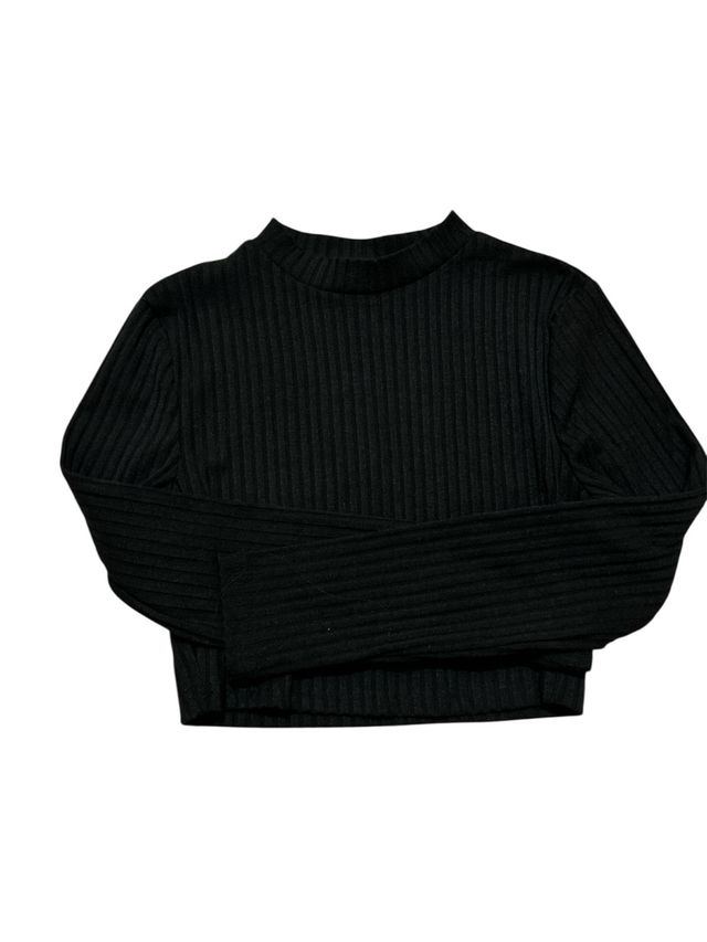 Completo nero a costine