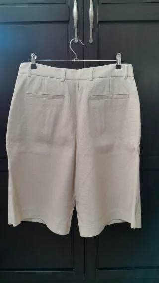 Pantalón corto Zara beige