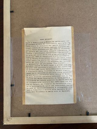 Serigrafia Remo Brindisi firmata a mano