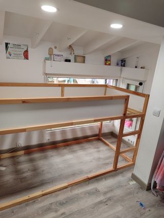 Cama alta Kura reversible Ikea